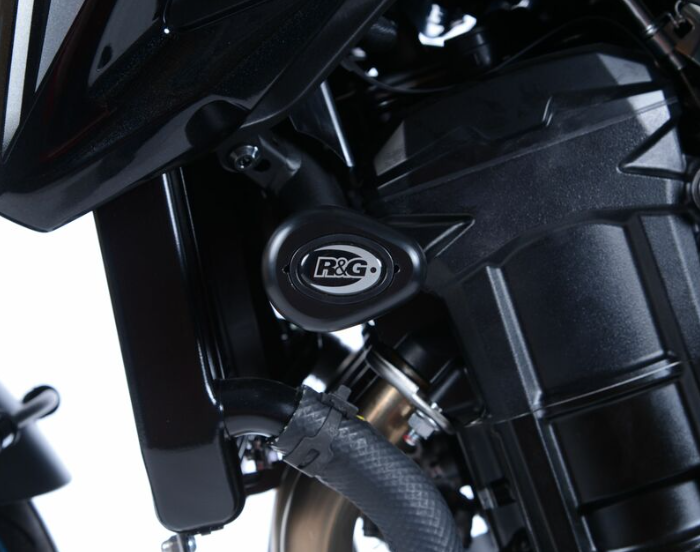 Краш тапи R&amp;G RACING Aero Crash Protectors White Kawasaki Z900 17-25